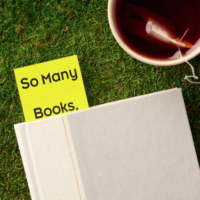 So many books, so little time bookmarks (Closed Book)