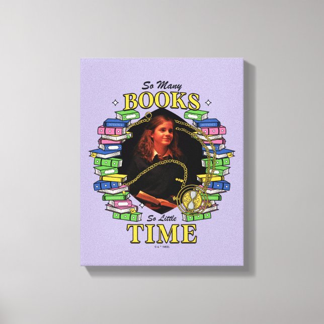 So Many Books, So Little Time Canvas Print (Front)