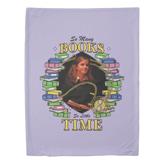 So Many Books, So Little Time Duvet Cover (Front)