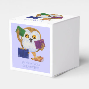 So Many Books So Little Time Favor Boxes