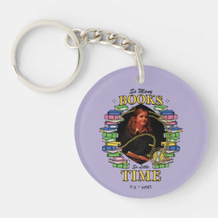 So Many Books, So Little Time Keychain