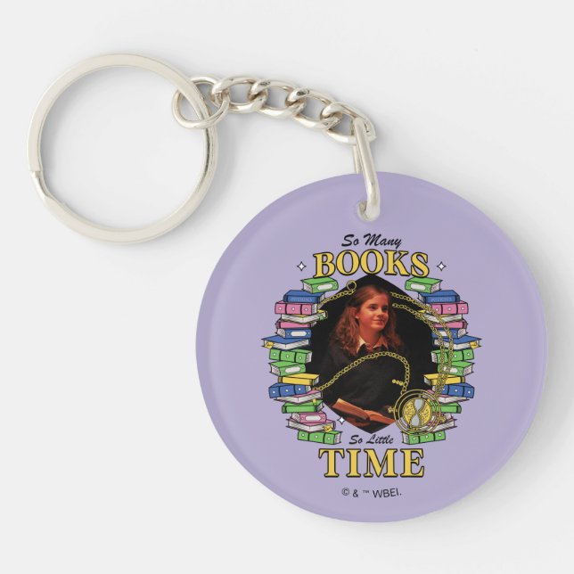 So Many Books, So Little Time Keychain (Front)