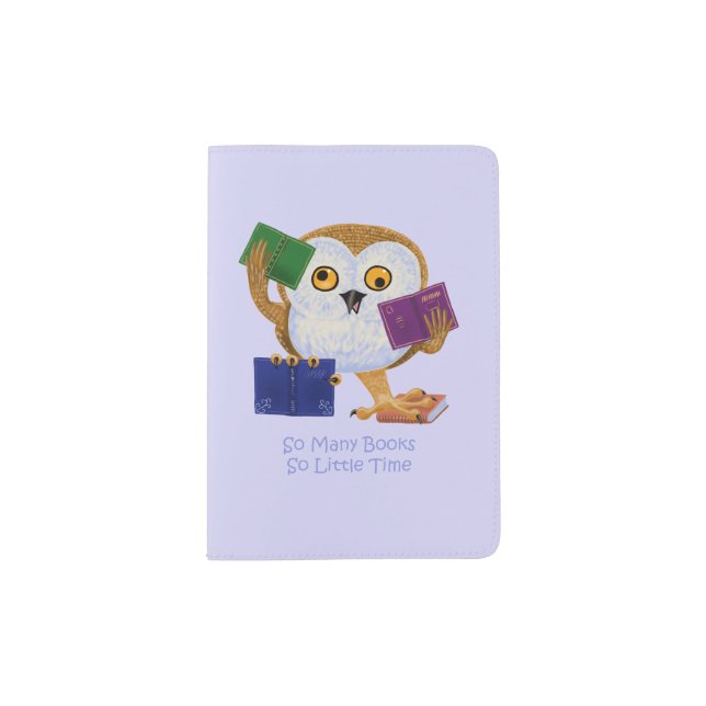 So many books so little time passport holder (Front)