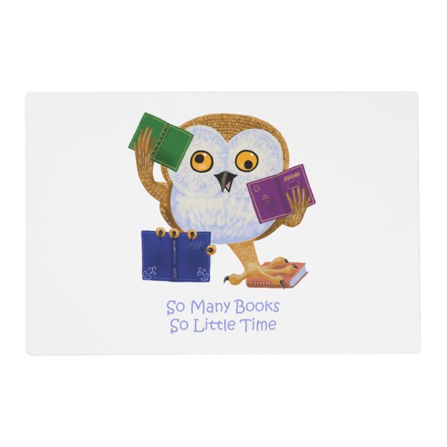 So many books so little time placemat (Front)