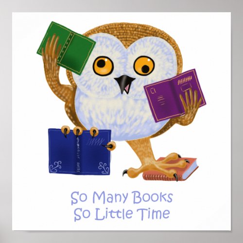 So Many Books So Little Time Poster