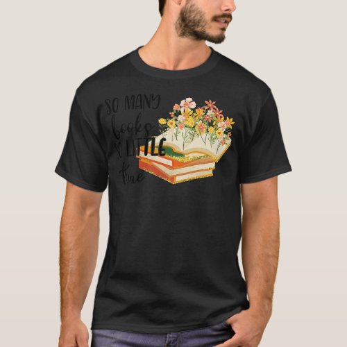 so many books so little time T_Shirt