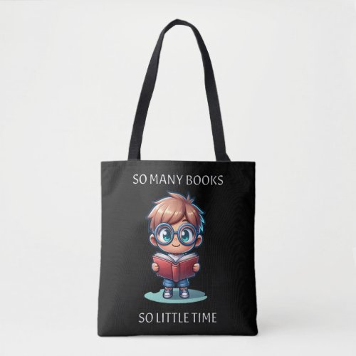 So Many Books So Little Time Tote Bag