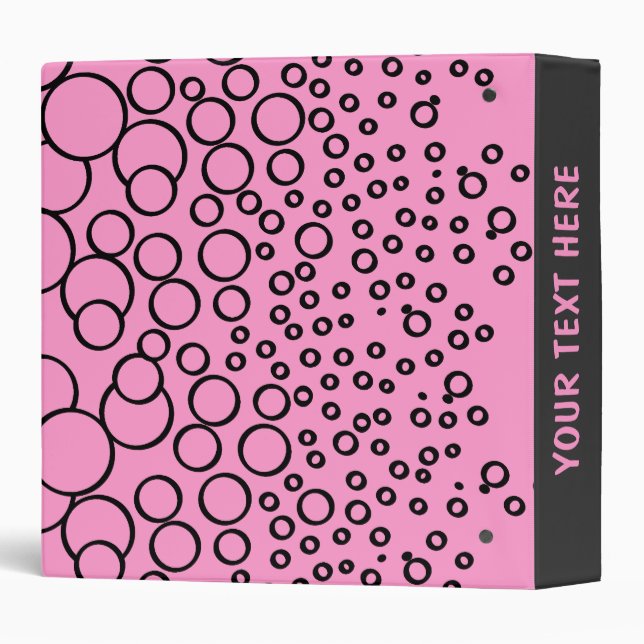 SO MANY BUBBLES Binder (Back/Spine)