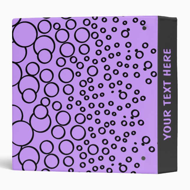 SO MANY BUBBLES Binder (Back/Spine)