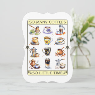 So many coffees, so little time