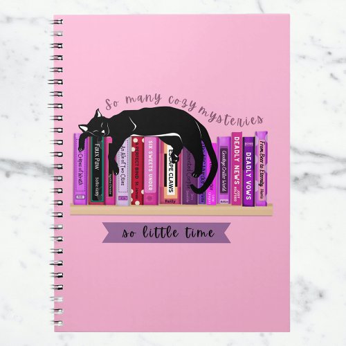 So Many Cozy Mysteries So Little Time Notebook