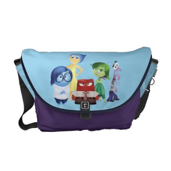 So Many Feelings Messenger Bag by insideout at Zazzle