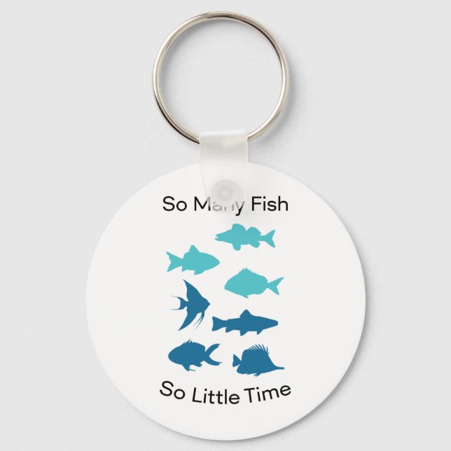 So Many Fish Freshwater Keychain (Front)