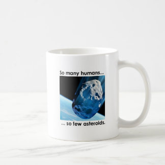So Many Humans, So Few Asteroids Mug