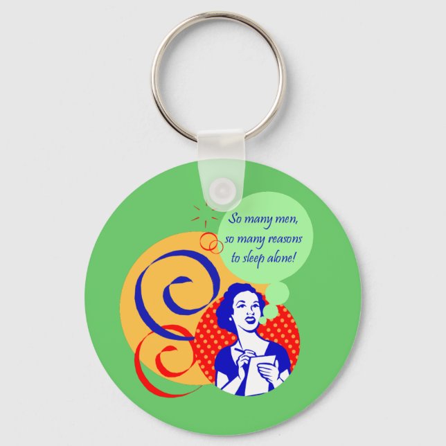 So Many Men. Keychain (Front)