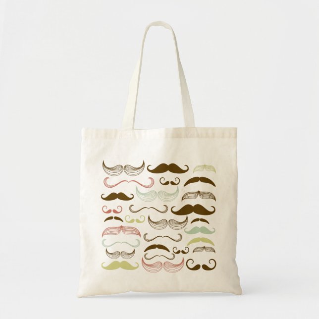 So many Mustaches Tote Bag (Front)