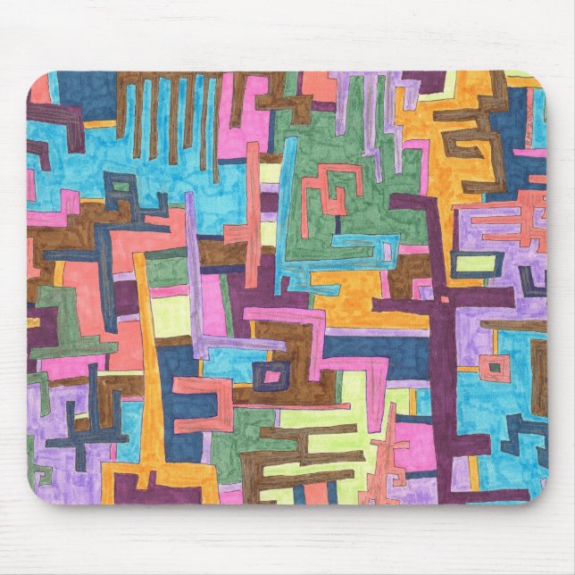 so many paths, Abstract Mousepad (Front)