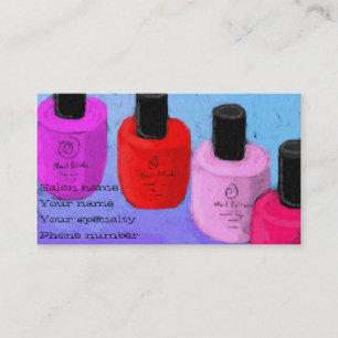 So Many Polishes Nail Tech Business Card
