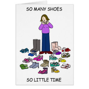 So Many Shoes So Little Time Cards