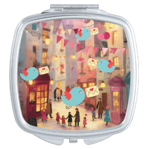 SO MANY VALENTINES FOR DELIVERY COMPACT MIRROR