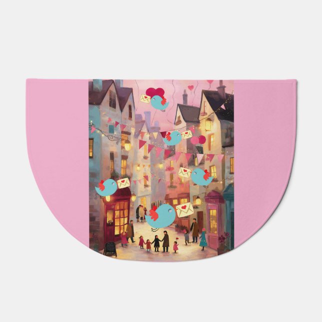 SO MANY VALENTINES FOR DELIVERY DOORMAT (Front)