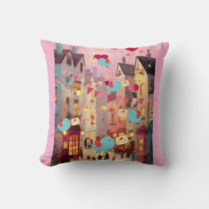 SO MANY VALENTINES FOR DELIVERY THROW PILLOW