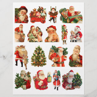 So Many Vintage Santa Claus Illustrations!