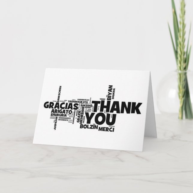 SO MANY WAYS AND SO MANY REASONS TO SAY THANK YOU (Front)