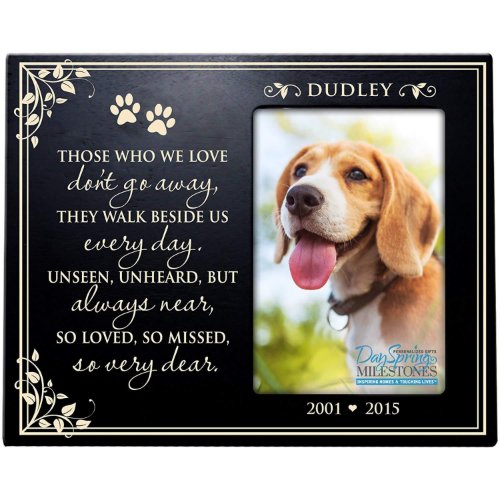 So Missed Cute Black Pet Memorial Picture Frame