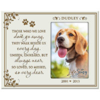 So Missed Cute Ivory Pet Memorial Picture Frame