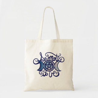 So Mote it Be Triple Moon Goddess Symbol Tote Bag