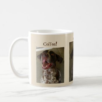 So Much Coffee German Shorthaired Pointer Dog Mug by busycrowstudio at Zazzle