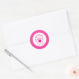 So Much Love Baby Shower Classic Round Sticker