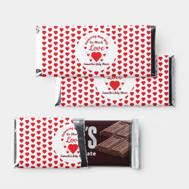 So Much Love Baby Shower Hershey Bar Favors (Front)