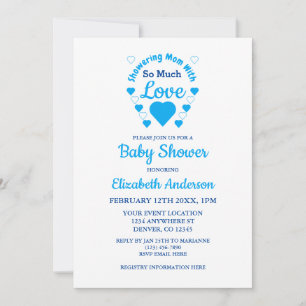 So Much Love Baby Shower Invitation