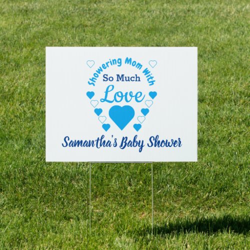 So Much Love Baby Shower Sign