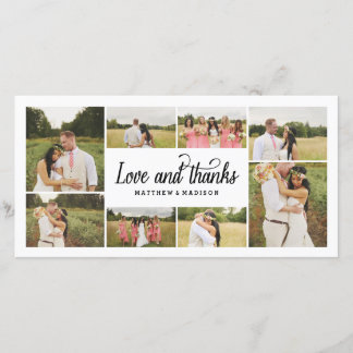 So Much Love Collage | Thank You Photo Card
