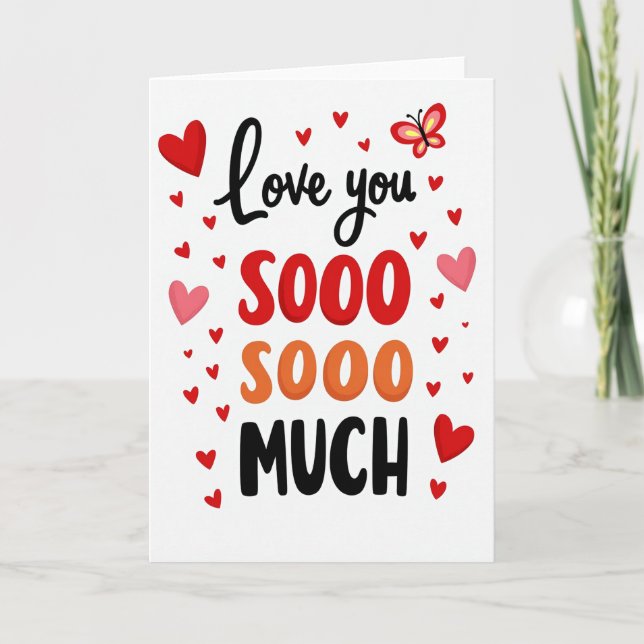So Much Love For You Card (Front)