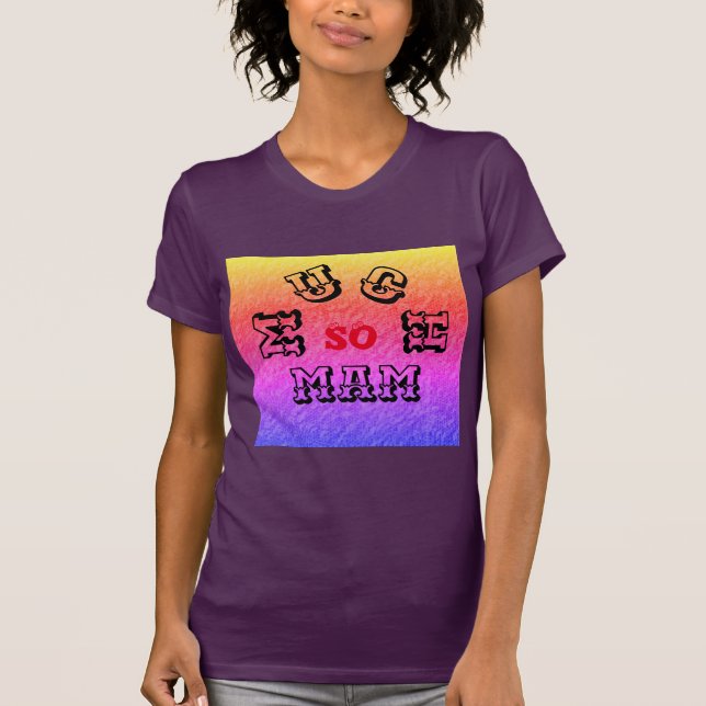 SO MUCH MAM Women's Bella Canvas Fine Jersey  T-Shirt (Front)