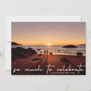 So Much To Celebrate Photo Christmas Holiday Card