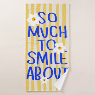 So Much to Smile About Bath Towel Set