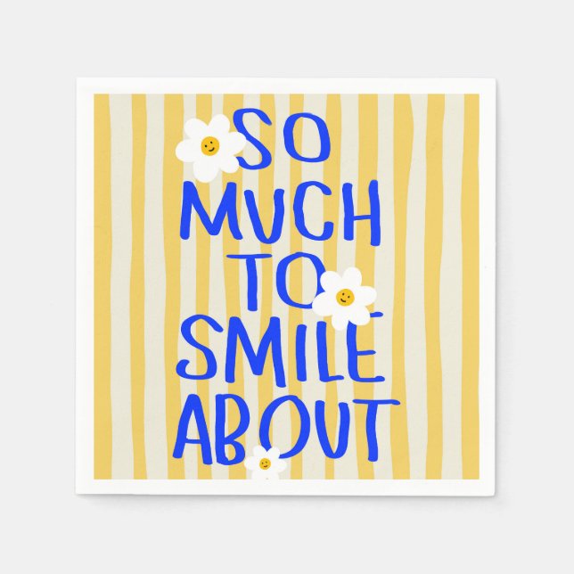 So Much to Smile About Napkins (Front)
