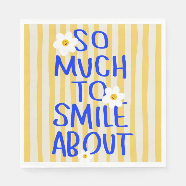 So Much to Smile About Napkins (Front)