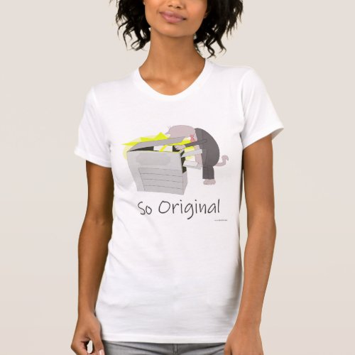 So Original Copier Copy Cat Cartoon T_Shirt