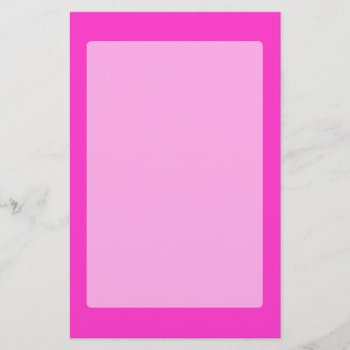 So Pink Color Decor Customize It If You Like Stationery by AmericanStyle at Zazzle