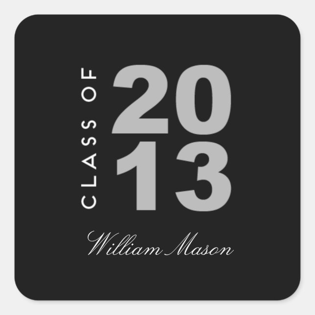 So Proud Graduation Favor Stickers (Front)