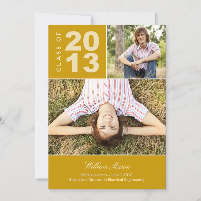 So Proud Graduation Invitation (Front)