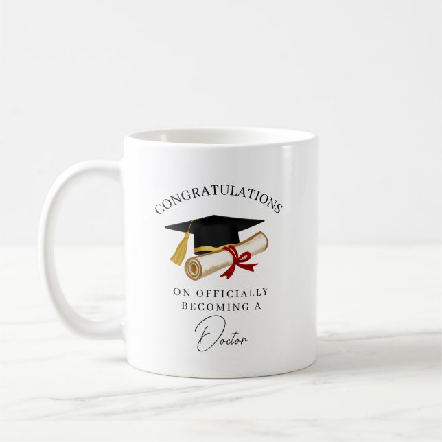 So Proud of You Graduation Personalized  Coffee Mug (Left)