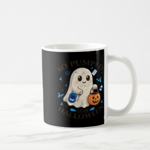 So Pumped Halloween T1d Cute Ghost Type 1 Diabetes Coffee Mug