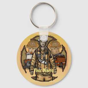 So Ready Firefighter keychains